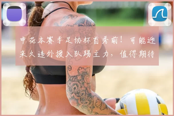 申花本赛季足协杯首秀前!可能迎来久违外援入队踢主力,值得期待