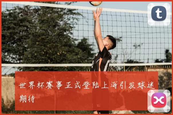 世界杯赛事正式登陆上海引发球迷期待